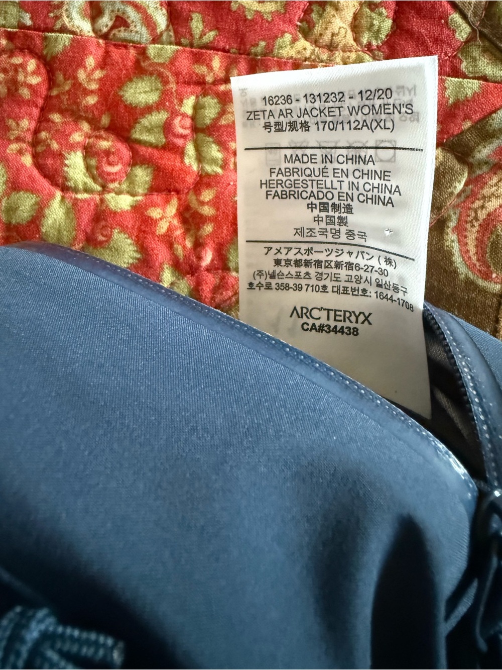Ladies Arc'teryx Zeta AR jacket. - Picture 5 of 5